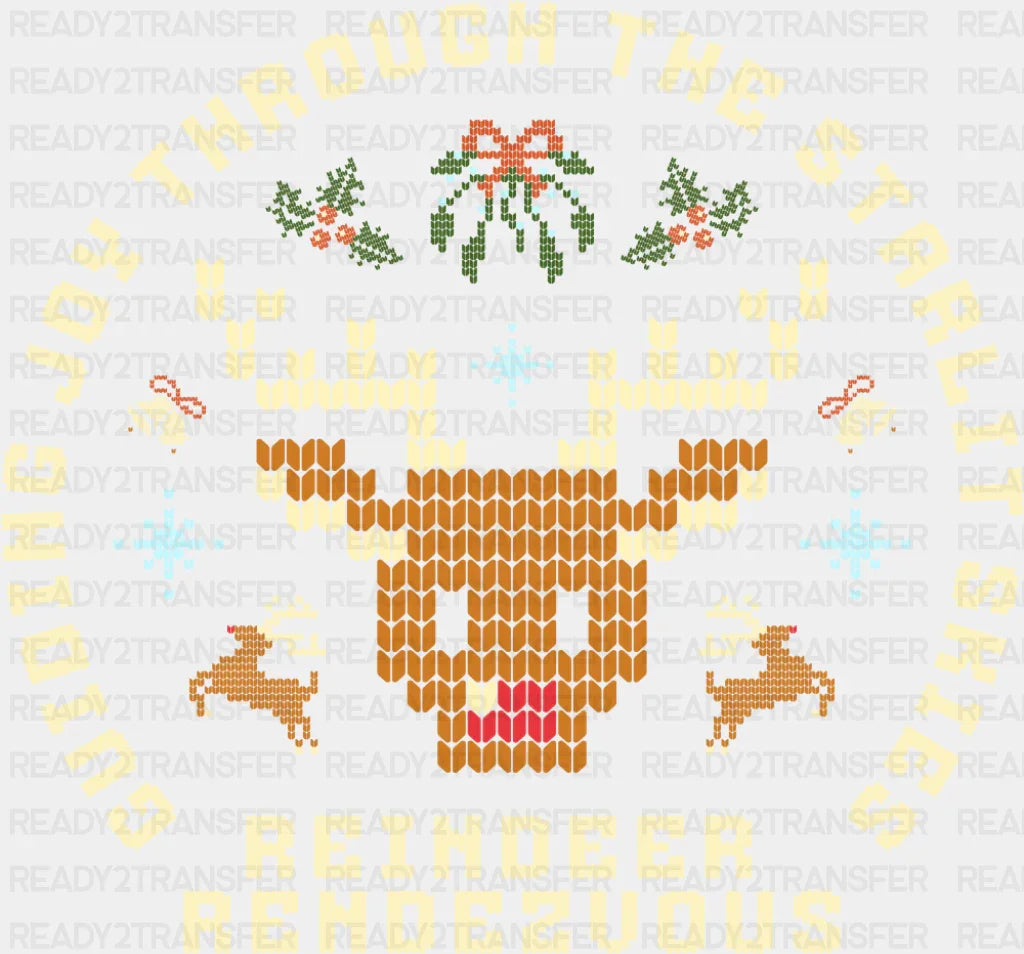 Guiding Joy Through The Starlit Skies - Christmas DTF Transfer ready2transfer