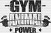 Gym Animal Power - Gym DTF Heat Transfer ready2transfer Black