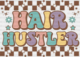 Hair Hustler Star Design - Stylist Dtf Heat Transfer