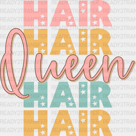 Hair Queen Design - Stylist Dtf Heat Transfer