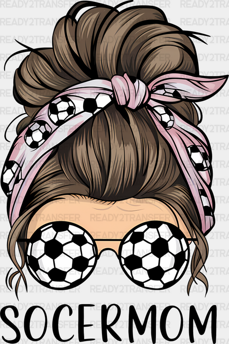 Hair Style Soccer Mom Design - Dtf Heat Transfer