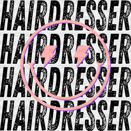 Hairdresser Design - Hair Stylist Dtf Heat Transfer