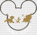 Hakuna Matata Disney Safari Dtf Heat Transfer Vacation Design Mickey Minnie