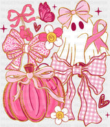Halloween Breast Cancer Awareness DTF Transfer