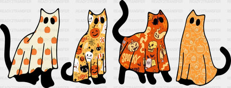 Halloween Cats Dtf Transfer