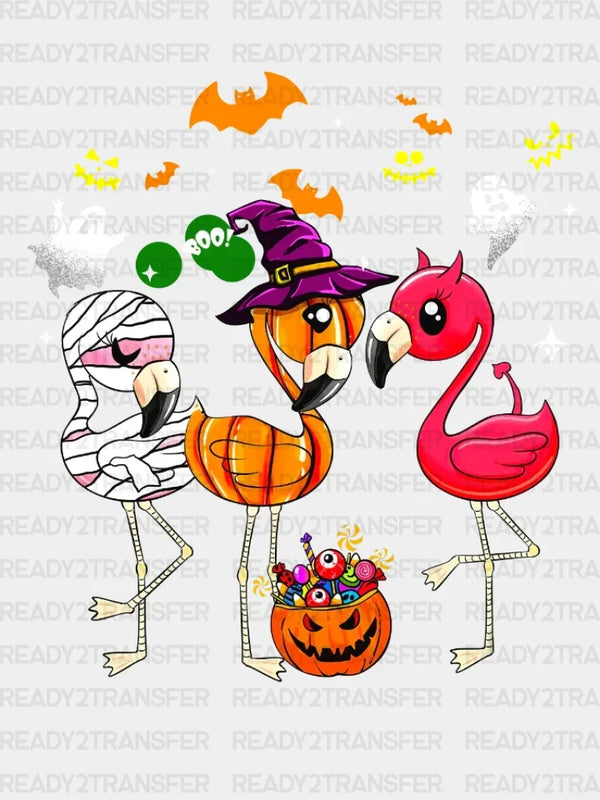 HALLOWEEN FLAMINGO DTF Transfer