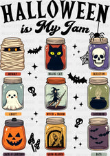 Halloween Is My Jam - Halloween DTF Transfer ready2transfer Dark Color Design (See Imaging)