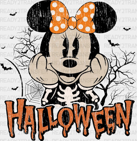 Halloween Minnie And Mickey Dtf Transfer