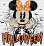 Halloween Minnie And Mickey Dtf Transfer