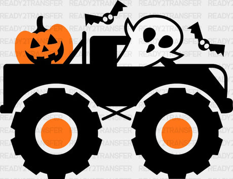 Halloween Monster Truck Dtf Transfer