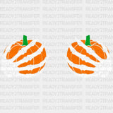 Halloween Pumpkin Hand Dtf Transfer