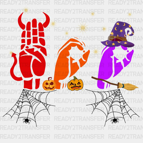 Halloween Web Dtf Transfer