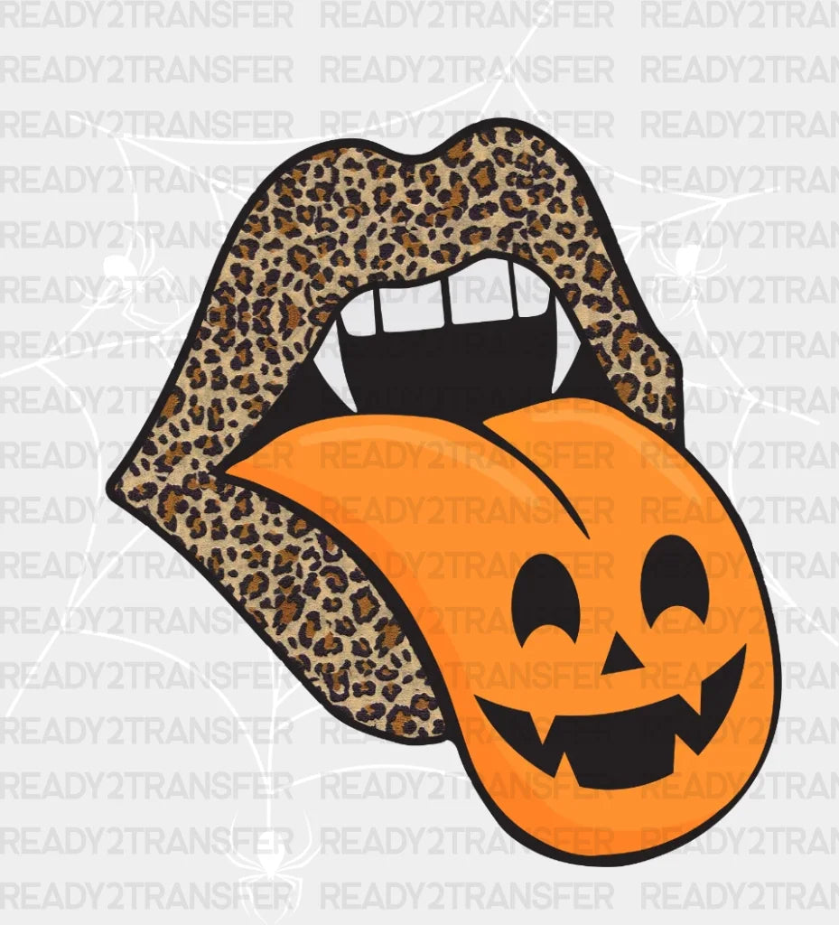 Halloween Web Lips Dtf Transfer