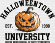 Halloweentown University Halloween DTF Transfer Adult Unisex S & M (10’’) / Dark Color Design (See Imaging)