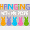 Hanging With My Peeps Easter DTF Heat Transfer, Easter Design - ready2transfer