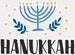 Hanukkah Candlestick Design - Hanukkah DTF heat transfer ready2transfer White