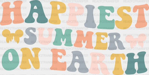 Happiest Summer On Earth Summer DTF Transfer