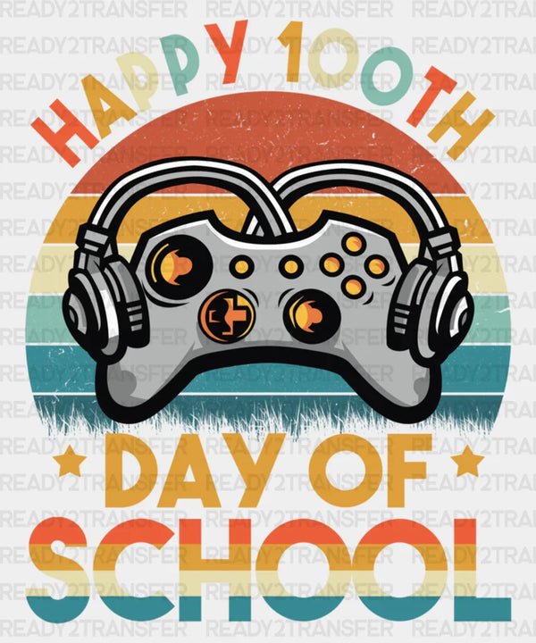 Happy 100th Day Of School DTF Transfer
