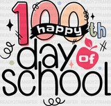 Happy 100Th Day Of School Dtf Transfer