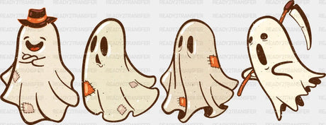 Happy And Sad Ghost Dtf Transfer