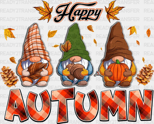 Happy Autumn Gnomes - Fall DTF Transfer