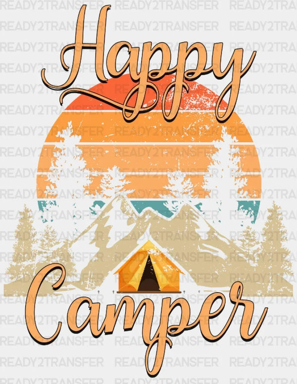 Happy Camper DTF Heat Transfer, Vacation Design, Vacay Mode DTF
