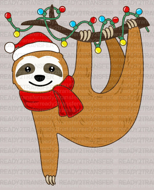 Happy Christmas Bear DTF Transfer