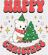 Happy Christmas - Christmas DTF Transfer
