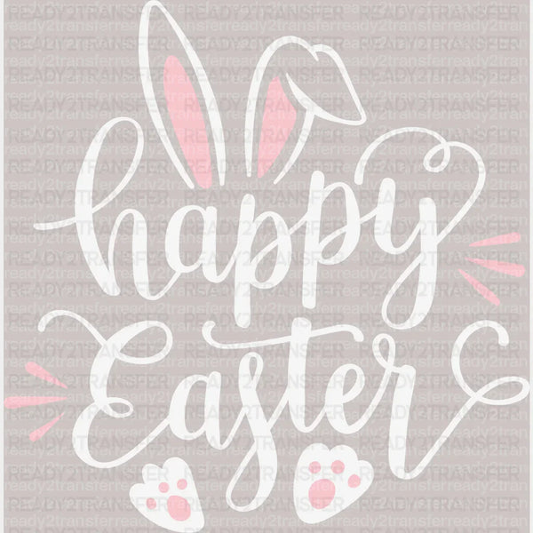 Happy Easter Bunny DTF Heat Transfer, Easter Design