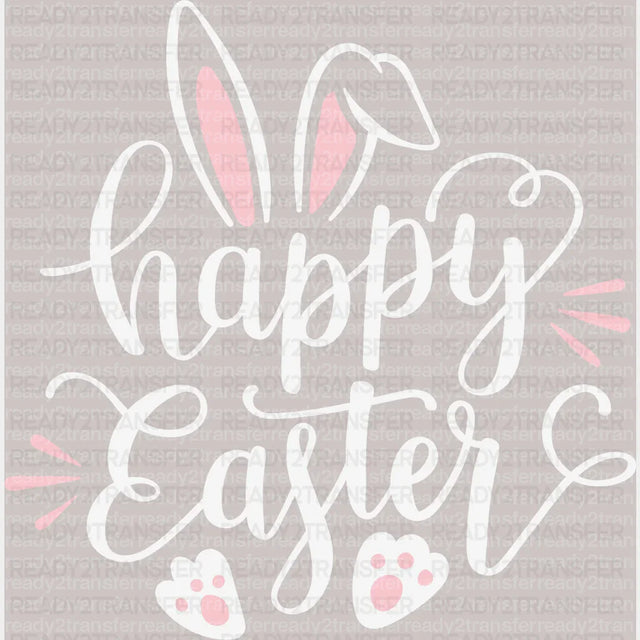 Happy Easter Bunny DTF Heat Transfer, Easter Design - ready2transfer