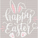 Happy Easter Bunny DTF Heat Transfer, Easter Design ready2transfer White