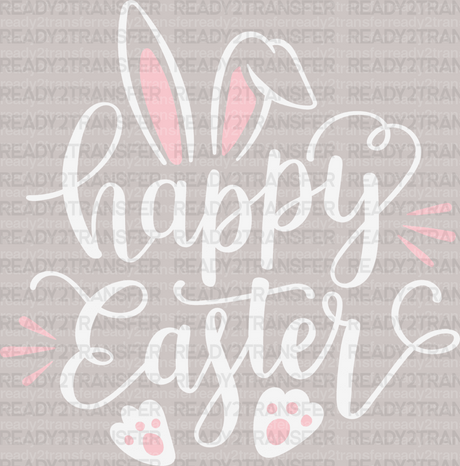 Happy Easter Bunny DTF Heat Transfer, Easter Design - ready2transfer