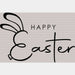 Happy Easter Cross DTF Heat Transfer, Easter Design ready2transfer Black