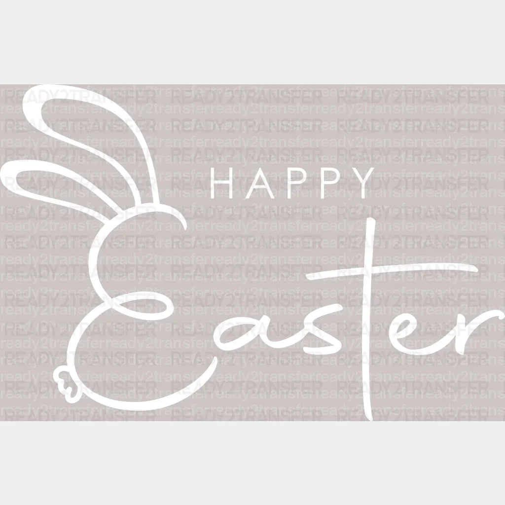 Happy Easter Cross DTF Heat Transfer, Easter Design - ready2transfer