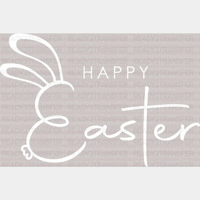 Happy Easter Cross DTF Heat Transfer, Easter Design - ready2transfer