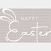 Happy Easter Cross DTF Heat Transfer, Easter Design ready2transfer White