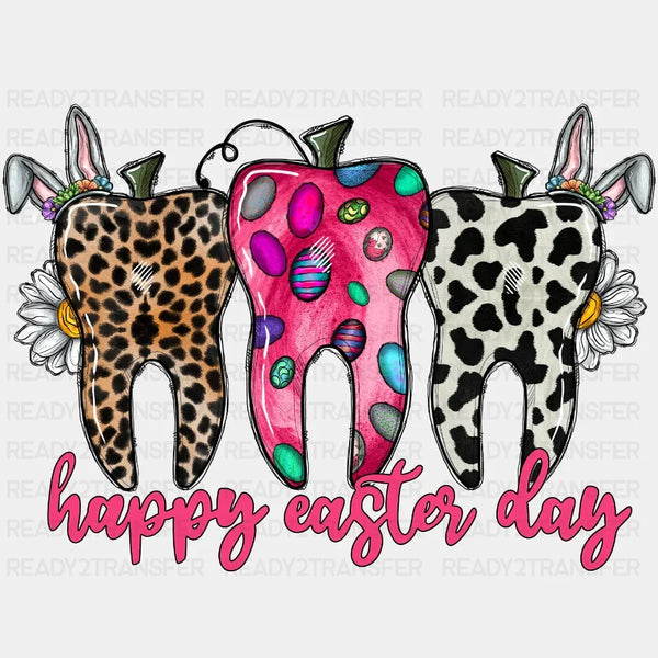 Happy Easter Day Dentist DTF Heat Transfer, Easter Design