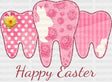 Happy Easter Dentist Dtf Heat Transfer Design