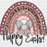 Happy Easter Rainbow Dtf Heat Transfer Design