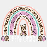 Happy Easter Rainbow Dtf Heat Transfer Design