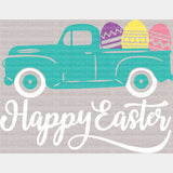 Happy Easter Truck DTF Heat Transfer, Easter Design - ready2transfer