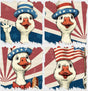 Happy Goose US Flag - 4th Of July DTF Transfer