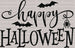 Happy Halloween DTF Transfer ready2transfer Black