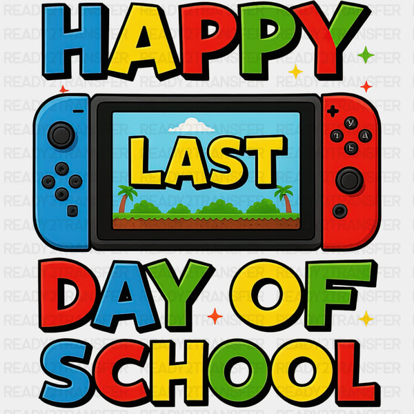 Happy Last Day Of School, Handheld Console - Last Day Of School DTF Transfers