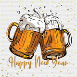 Happy New Year Beer Design - Dtf Heat Transfer