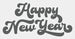 Happy New Year - New Year DTF heat transfer ready2transfer White