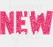Happy New Year Glitter Design - New Year DTF heat transfer ready2transfer White