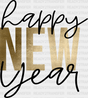 Happy New Year Golden Design - Dtf Heat Transfer