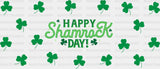 Happy Shamrock Day Green - St Patrick Cup Wrap Uv Sticker Permanent Dtf Decal