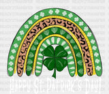 Happy St. Patrick’s Day Rainbow Dtf Heat Transfer Saint Patricks Design St Paddys